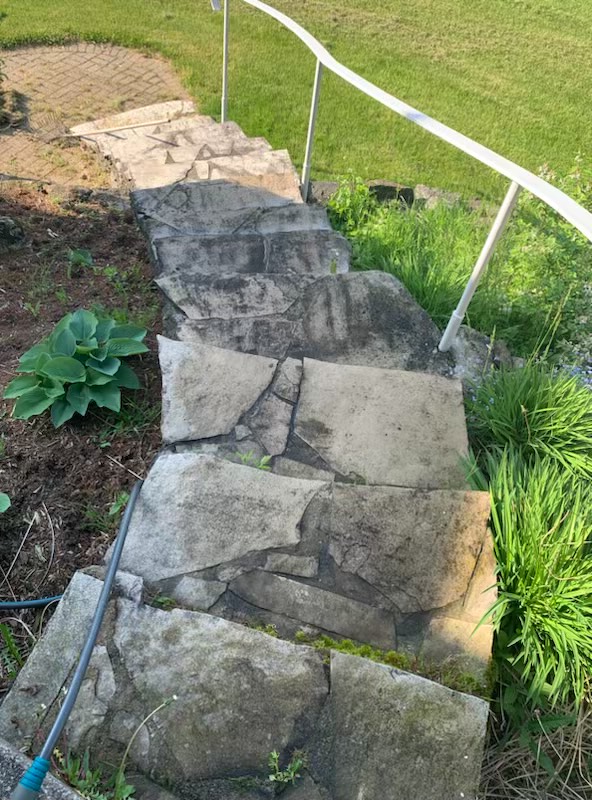 Before Stairs Restoration